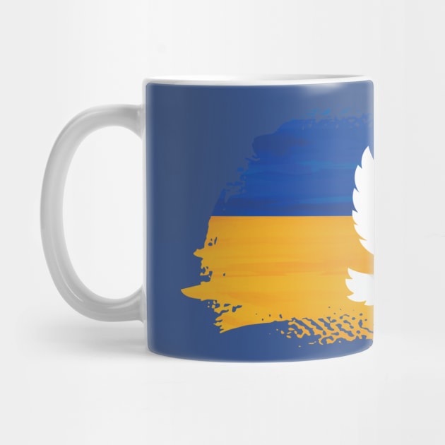 Ukraine Flag Ukrajina Ukrainian Kyiv by Hariolf´s Mega Store